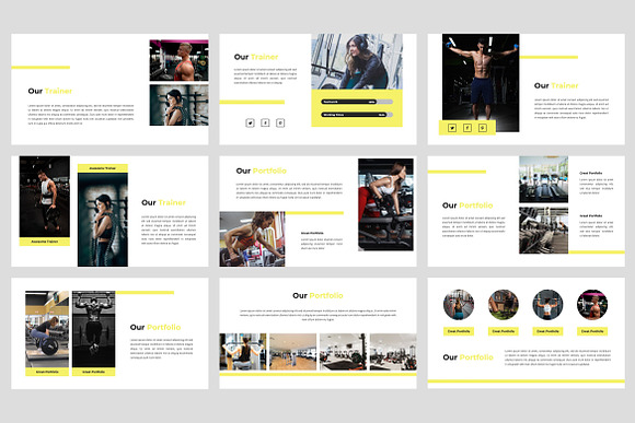 Appocalipse - Gym PowerPoint in PowerPoint Templates - product preview 3