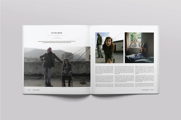 Square Magazine in Magazine Templates - product preview 2