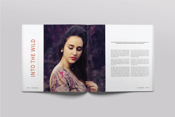 Square Magazine in Magazine Templates - product preview 4