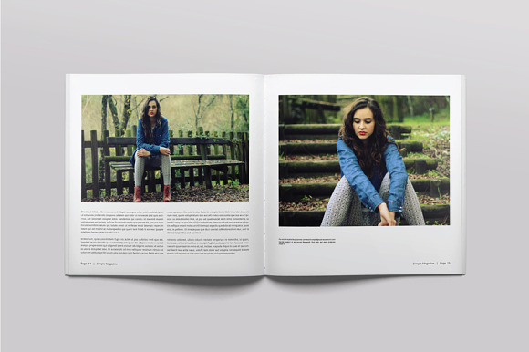 Square Magazine in Magazine Templates - product preview 8