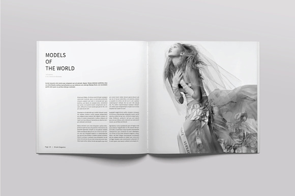 Square Magazine in Magazine Templates - product preview 16