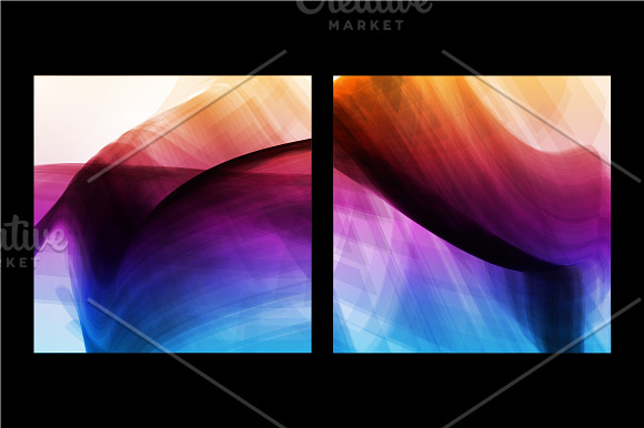 Colorful abstract vector background in Patterns - product preview 2