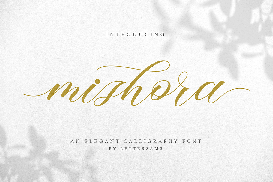 Mishora Script in Script Fonts - product preview 8