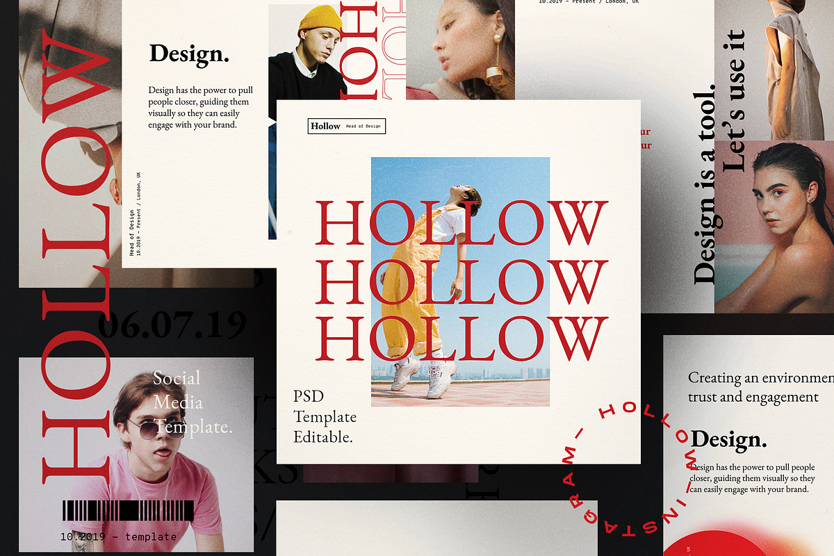 HOLLOW - Social Media Template in Instagram Templates - product preview 8