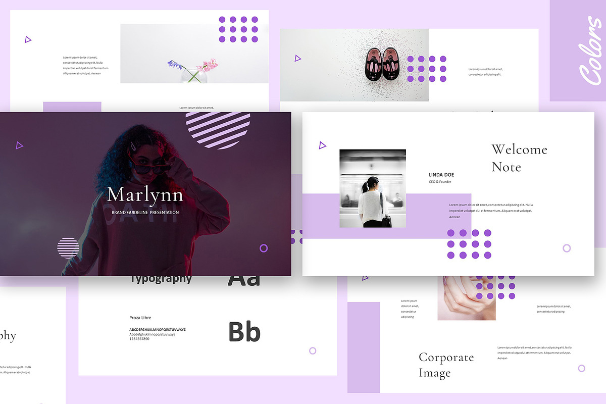 Marlynn Brand Guidelines Powerpoint in PowerPoint Templates - product preview 8