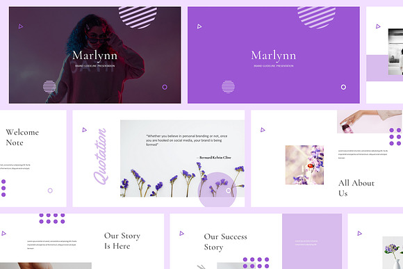Marlynn Brand Guidelines Powerpoint in PowerPoint Templates - product preview 1