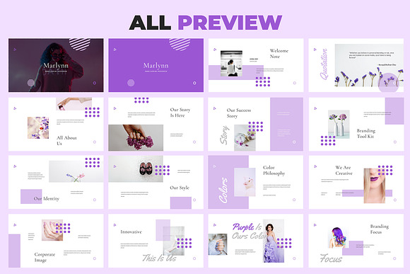 Marlynn Brand Guidelines Powerpoint in PowerPoint Templates - product preview 2