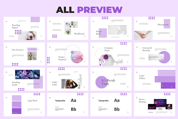 Marlynn Brand Guidelines Powerpoint in PowerPoint Templates - product preview 3