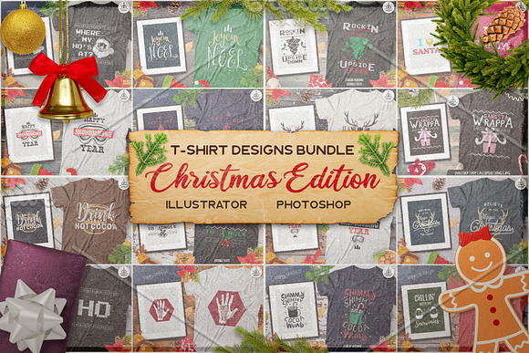 Christmas Designs Mega Bundle in Illustrations - product preview 1