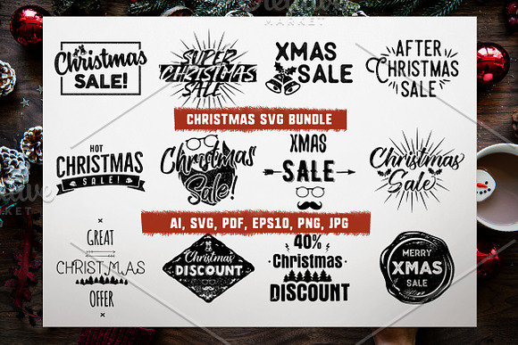 Christmas Designs Mega Bundle in Illustrations - product preview 7