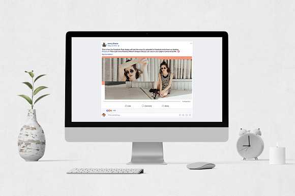 Style Facebook Posts in Facebook Templates - product preview 3