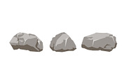Set of stones vector