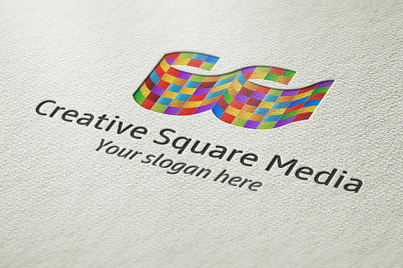 Creative Square Media Logo in Logo Templates - product preview 2