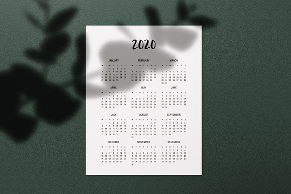 Calendar 2020 Planner in Templates - product preview 9