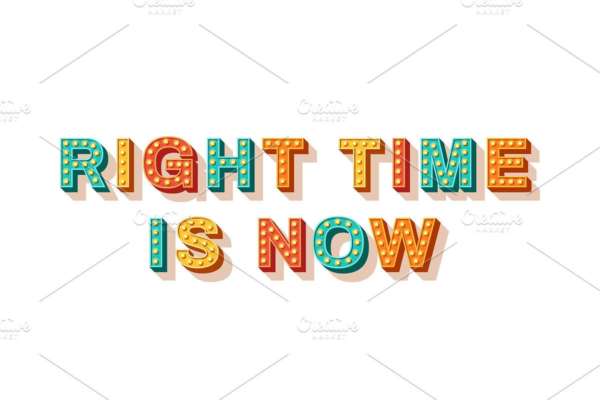 Right time is now poster in Textures - product preview 8