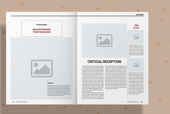 Red Magazine in Magazine Templates - product preview 7