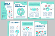 Men's health brochure template