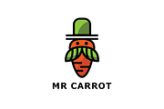 Mr Carrot Logo Template