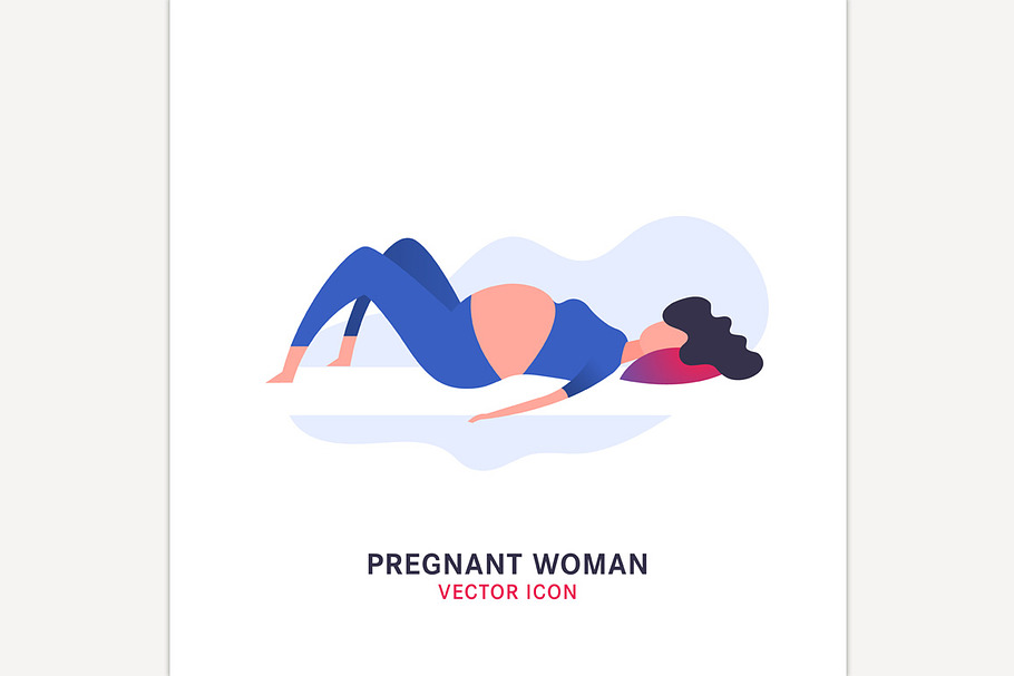 Pregnant woman icon