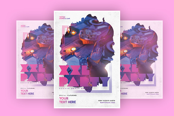 XXL Party in Flyer Templates - product preview 1