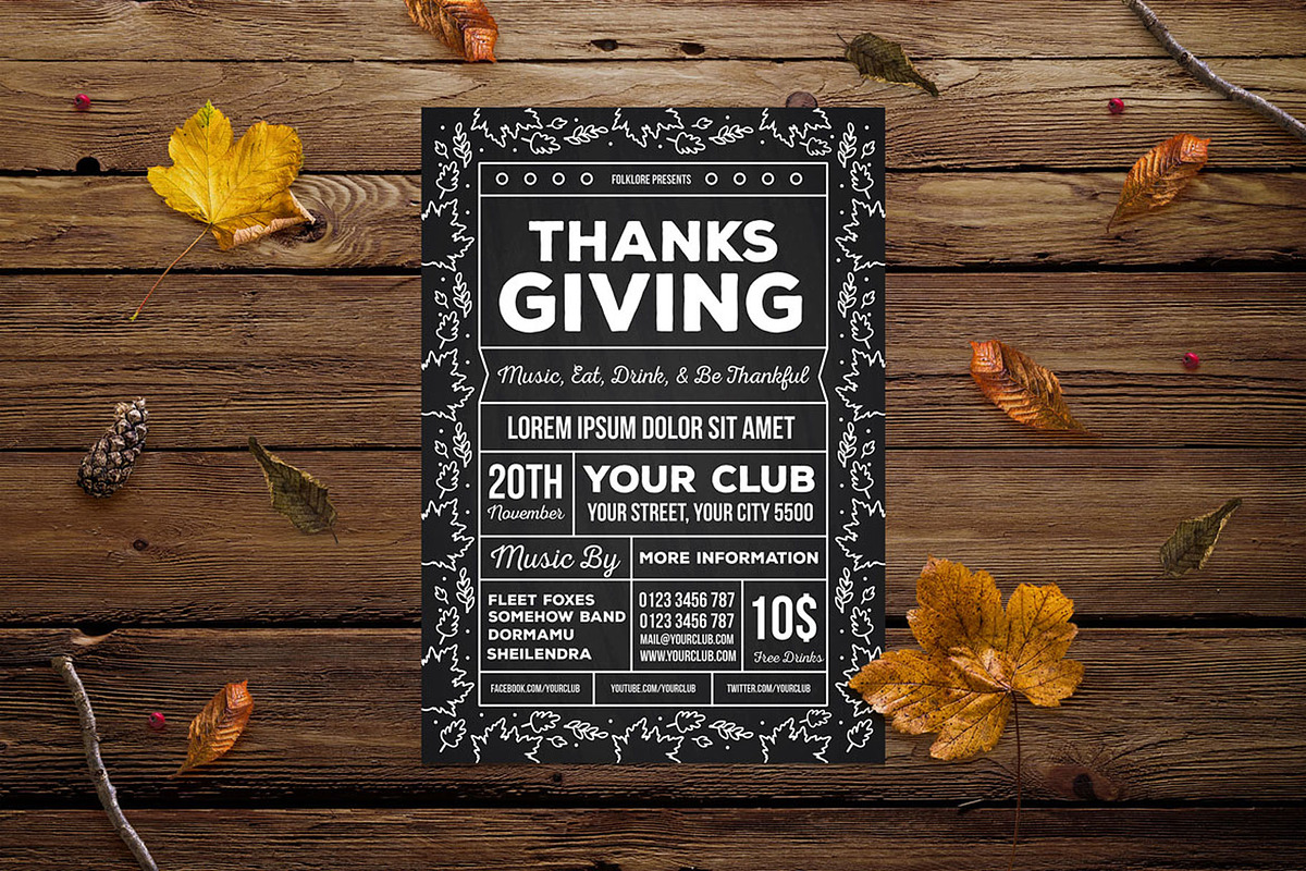 Thanksgiving Event in Invitation Templates - product preview 8