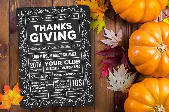 Thanksgiving Event in Invitation Templates - product preview 1