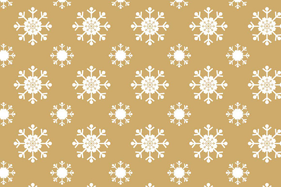 Christmas 10 gold seamless patterns in Patterns - product preview 1