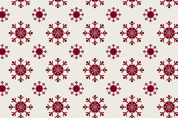Christmas 10 red seamless patterns in Patterns - product preview 2