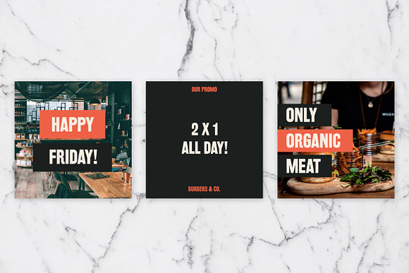 Branding Kit Burgers & Restaurant V1 in Logo Templates - product preview 6