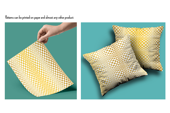 Seamless Gold Op Art Patterns in Patterns - product preview 1
