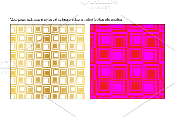 Seamless Gold Op Art Patterns in Patterns - product preview 5