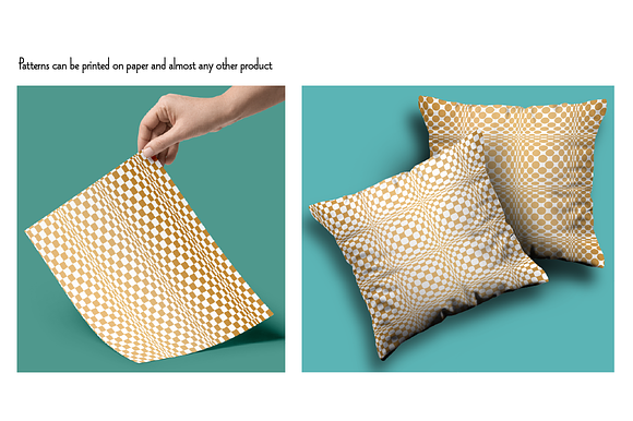 Seamless Copper Op Art Patterns in Patterns - product preview 1