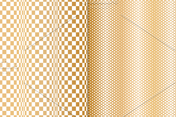 Seamless Copper Op Art Patterns in Patterns - product preview 4