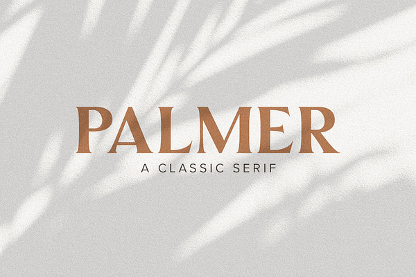 Palmer | A Classic Serif