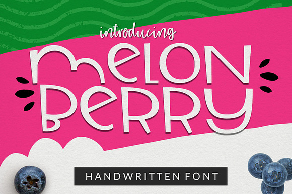 Melonberry Handwritten Font in Sans-Serif Fonts - product preview 1
