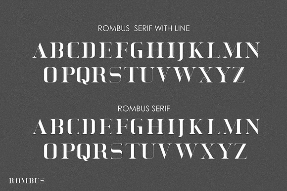 Rombus - Modern Serif Font in Serif Fonts - product preview 1