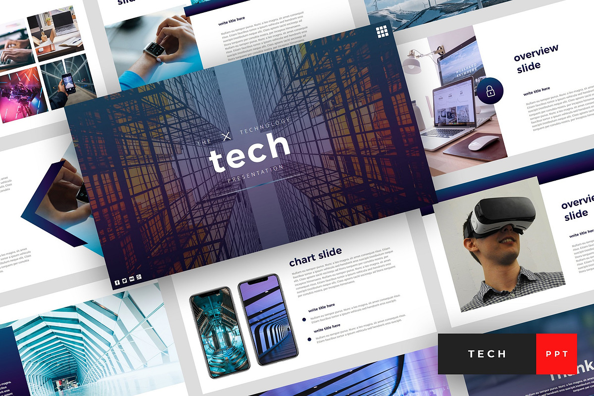Tech - Technology PowerPoint in PowerPoint Templates - product preview 8