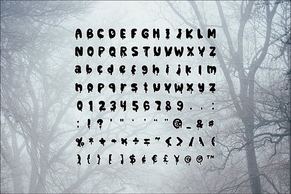 Monsterfield Bloody in Display Fonts - product preview 4