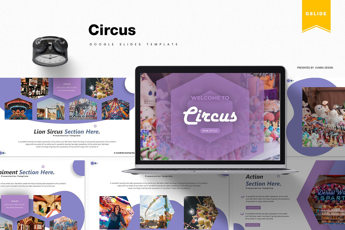Circus  - Google Slides Template in Google Slides Templates - product preview 8