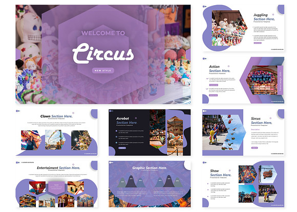 Circus  - Google Slides Template in Google Slides Templates - product preview 1