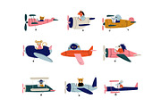 Collection of Cute Animals Pilots