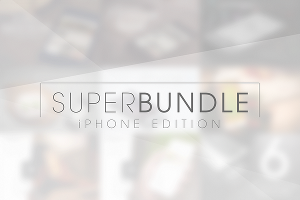 iPhone Mock-Ups: Super Bundle [-75%]