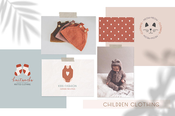 Bohemian kids logos in Invitation Templates - product preview 1