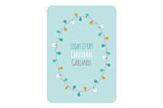 Cute vintage Christmas design with