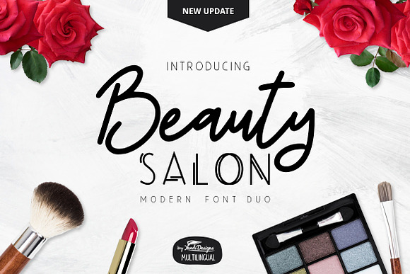 Beauty Salon Modern Font Duo in Modern Fonts - product preview 4