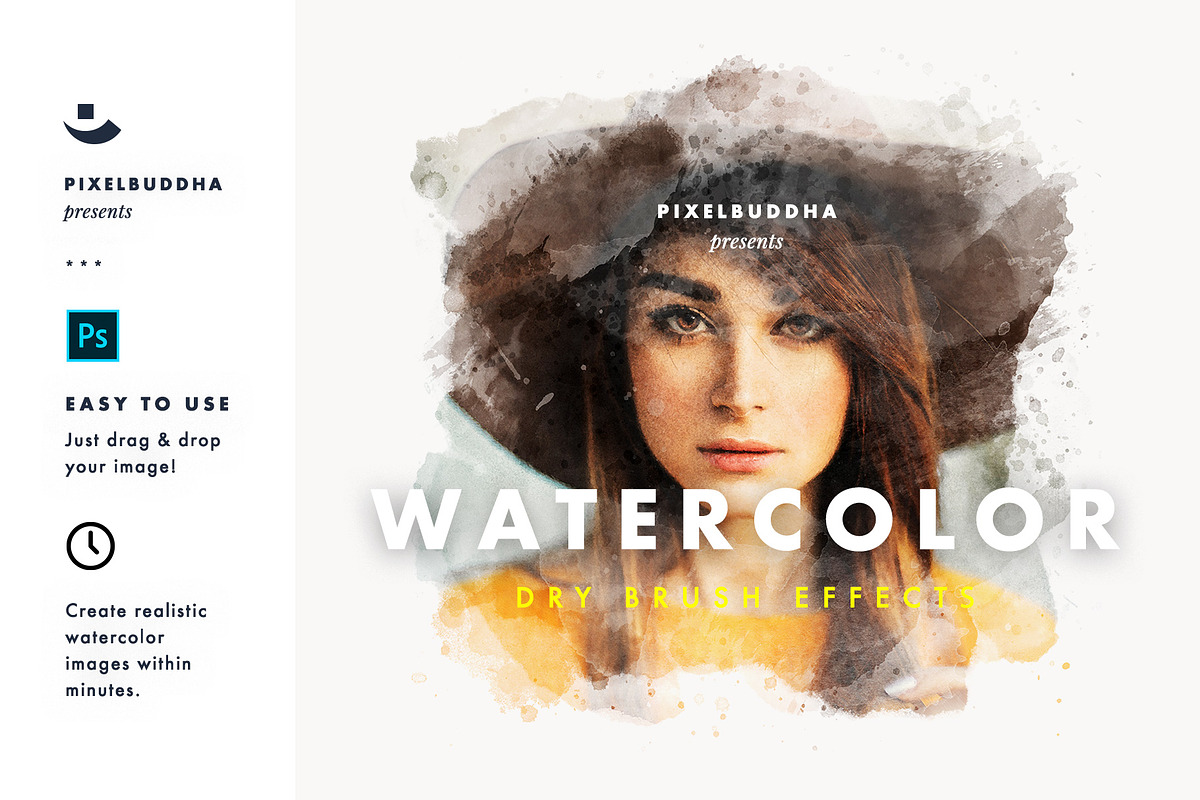 Watercolor Dry Brush Effects in Add-Ons - product preview 8