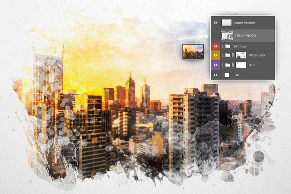 Watercolor Dry Brush Effects in Add-Ons - product preview 5