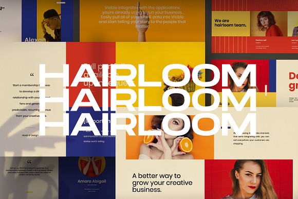 HAIRLOOM - COLOR Powerpoint in PowerPoint Templates - product preview 10