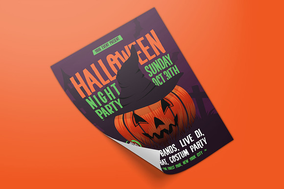 Halloween Flyer in Invitation Templates - product preview 1
