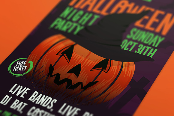 Halloween Flyer in Invitation Templates - product preview 2